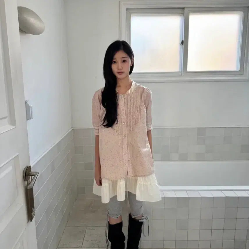 [BUNJANG] In &amp; Young In Harmony Momo Blouse / 인앤양인하모니 모모 블라우스