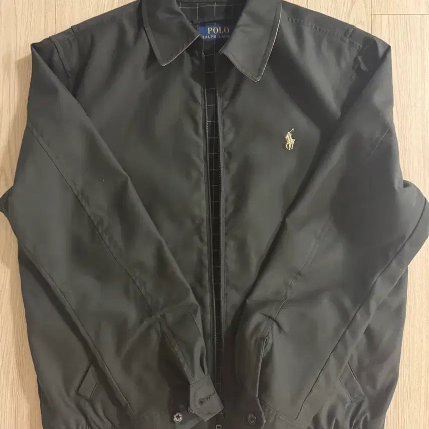 [BUNJANG] Polo Ralph Lauren Windbreaker Jacket Black M / 폴로 랄프로렌 윈드브레이커 블랙 M