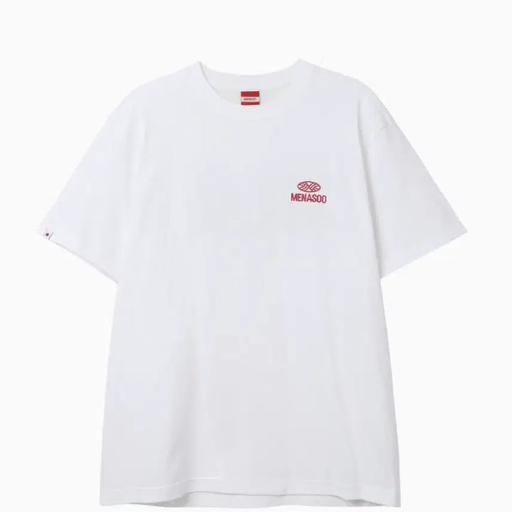 [BUNJANG] MENASOO Logo Short Sleeve T-Shirt White / MENASOO 미나수 반팔