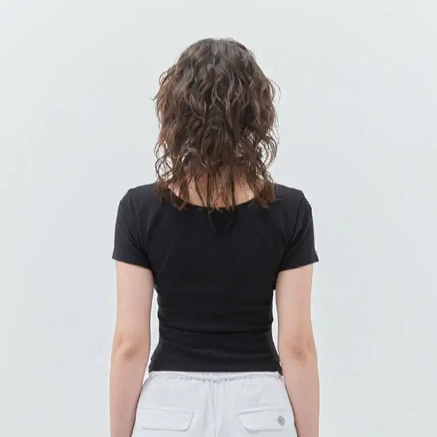 [BUNJANG] Kirsh Plain Double Layered T-Shirt / 키르시 레이어드 티셔츠