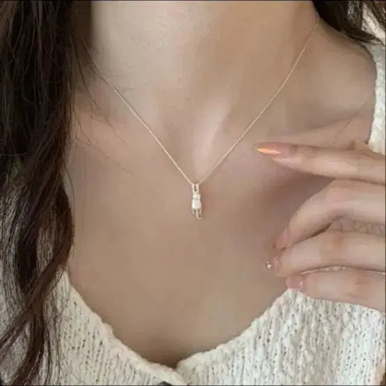 [BUNJANG] 925 Silver Zipper Pendant Necklace / 925 스타일 지퍼 펜던트 목걸이