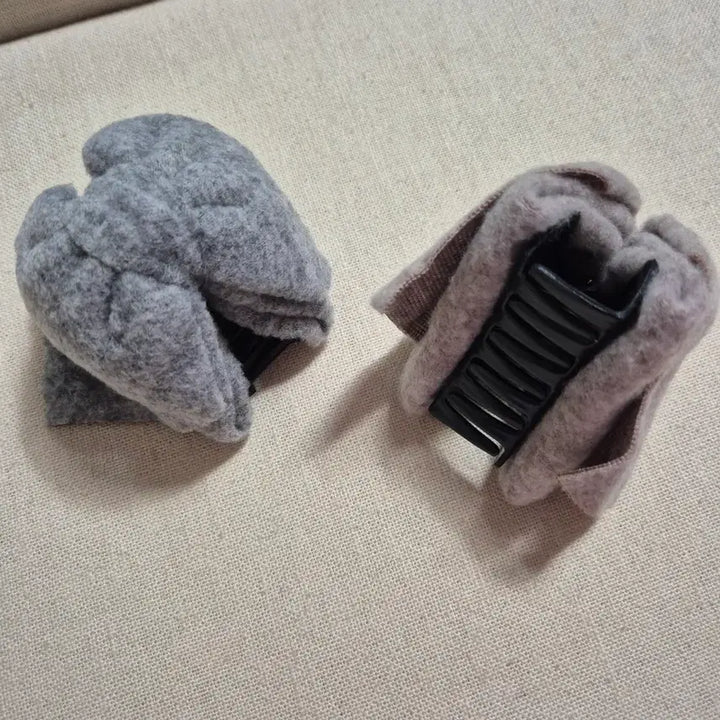 [BUNJANG] Ribbon Hair Clip Set / 리본 집게핀 두개 일괄