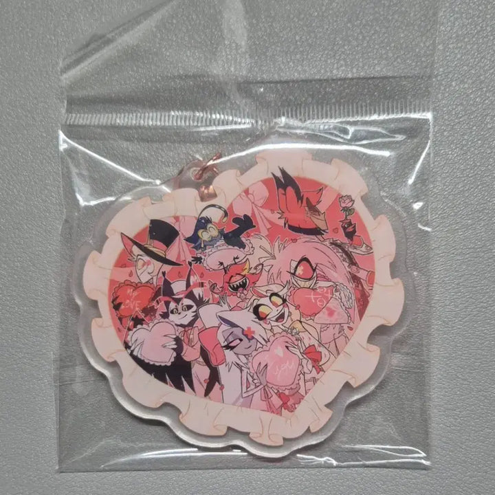 [BUNJANG] HAZBean Hotel Valentine Acrylic Keyring Hotel Zoo / 해즈빈호텔 발렌타인 아크릴 키링 호텔조