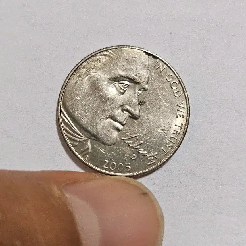 [BUNJANG] United States 2005 Jefferson Buffalo Nickel Coin / 미국 2005년 5센트 제퍼슨 버팔로 니켈(동전.외국주화)A18