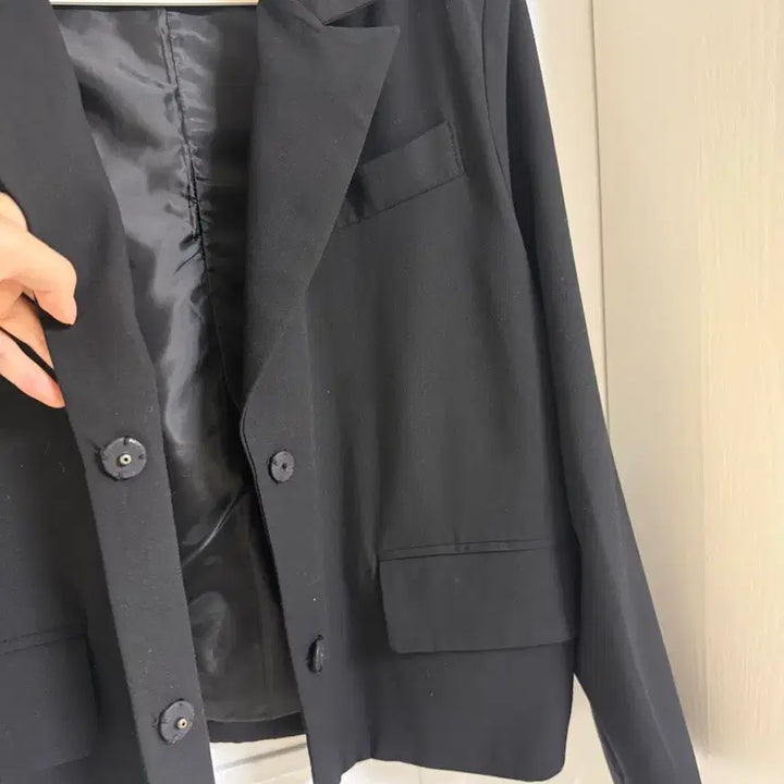 [BUNJANG] Black Blazer Jacket / 블랙 블레이저 자켓 검정 마의