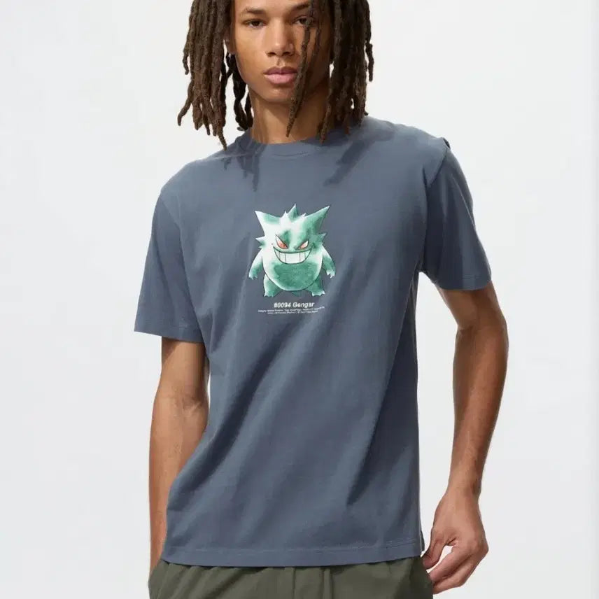 [BUNJANG] Pokemon Phantom Short Sleeve T-Shirt XL / 포켓몬스터 팬텀 반팔 티셔츠 ut xl 유니클로