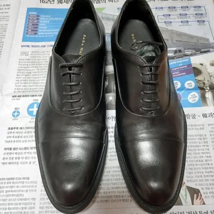 [BUNJANG] Zara Leather Oxford Dress Shoes / 자라 레더 옥스포드 드레스슈즈 구두