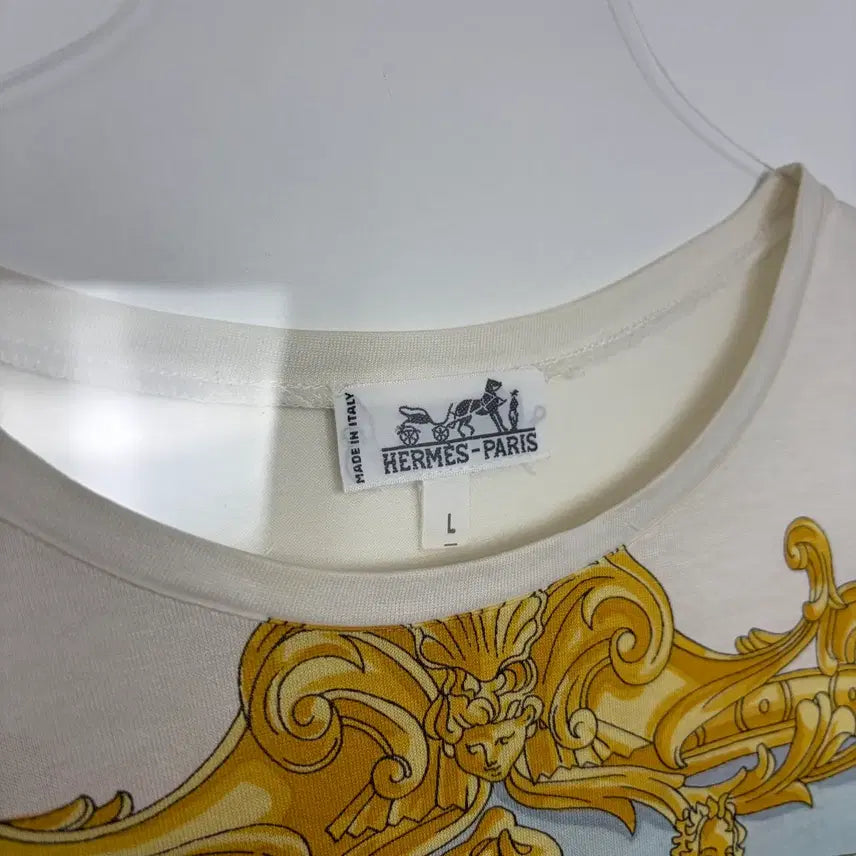 [BUNJANG] Hermes All Over Printing T-Shirt / 에르메스 올오버 프린팅 티셔츠