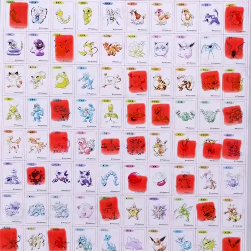 [BUNJANG] Pokemon Season 5 Special Stickers / 포켓몬 30주년 스페셜 띠부씰 팝니다