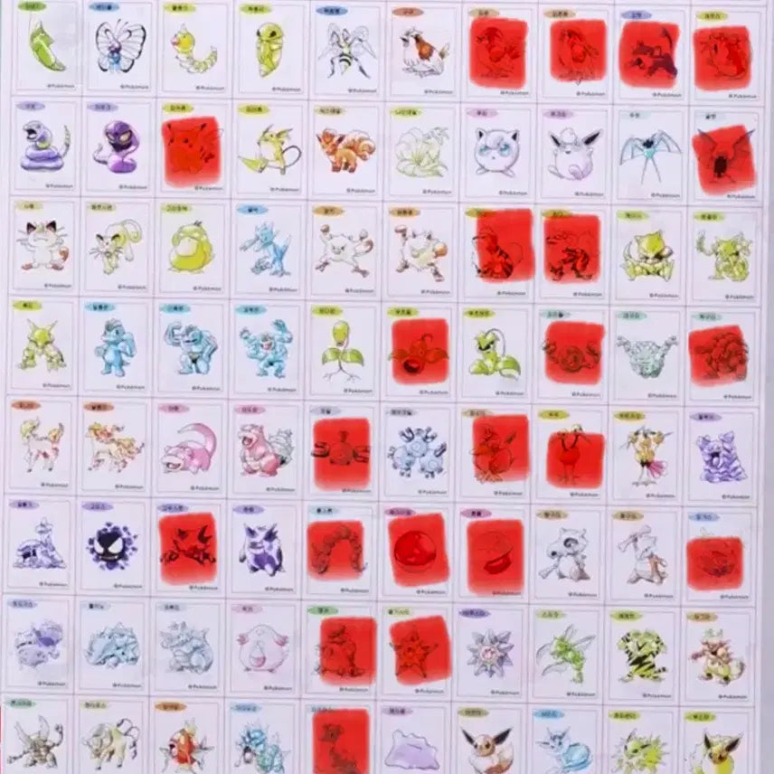 [BUNJANG] Pokemon Season 5 Special Stickers / 포켓몬 30주년 스페셜 띠부씰 팝니다