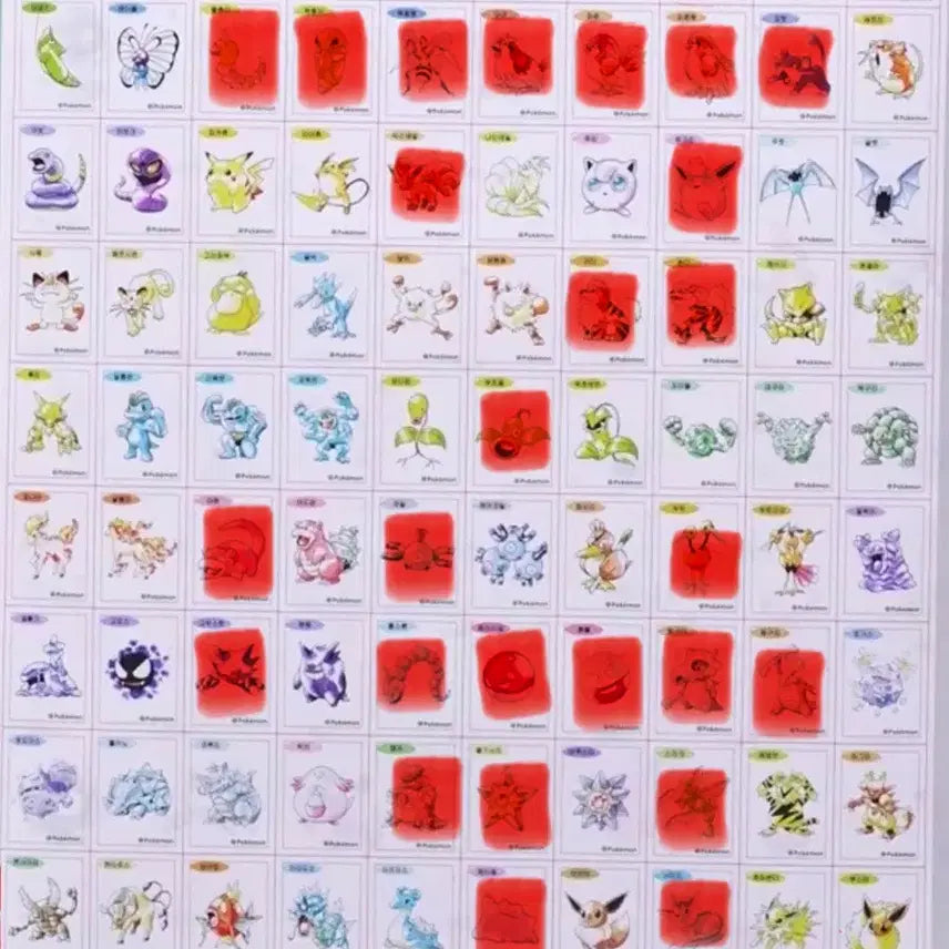 [BUNJANG] Pokemon Season 5 Special Stickers / 포켓몬 30주년 스페셜 띠부씰 팝니다