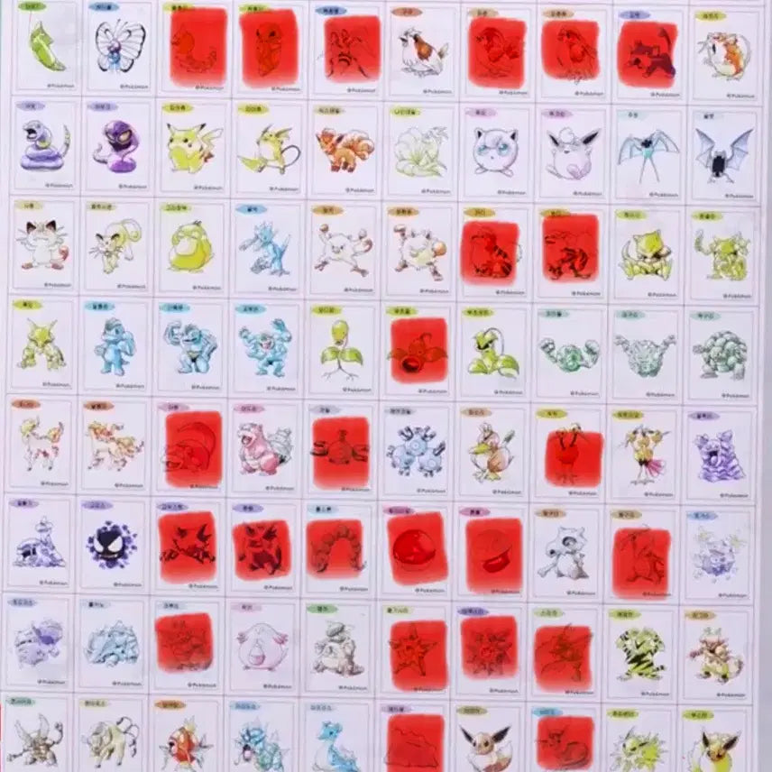 [BUNJANG] Pokemon Season 5 Special Stickers / 포켓몬 30주년 스페셜 띠부씰 팝니다