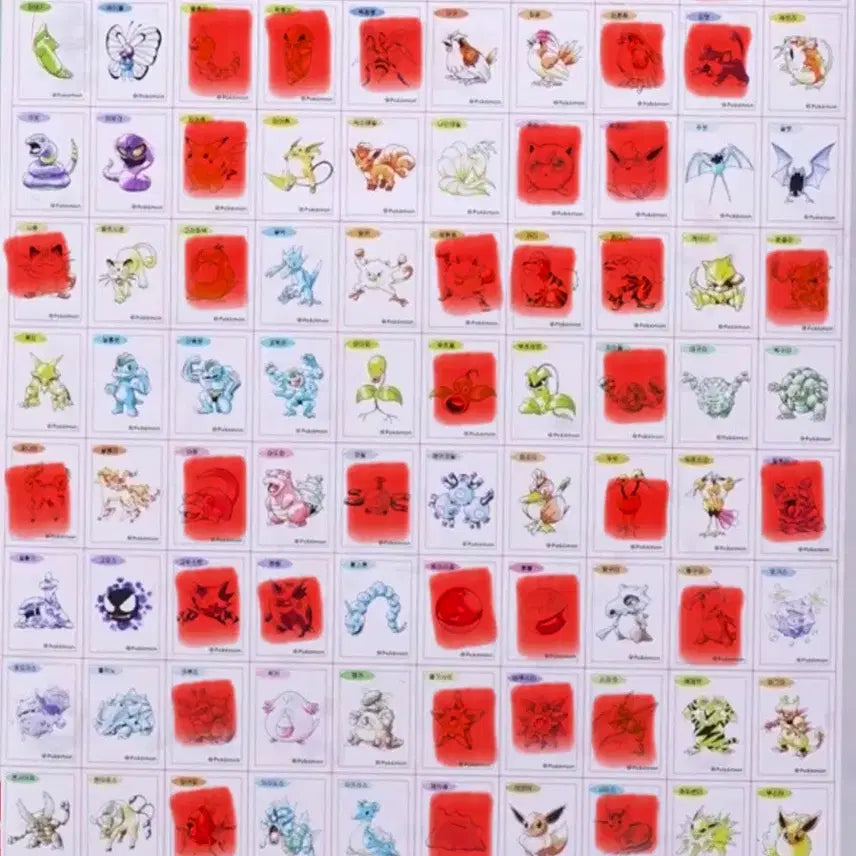 [BUNJANG] Pokemon Season 5 Special Stickers / 포켓몬 30주년 스페셜 띠부씰 팝니다