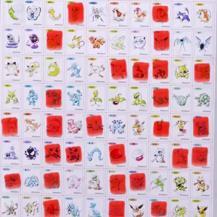 [BUNJANG] Pokemon Season 5 Special Stickers / 포켓몬 30주년 스페셜 띠부씰 팝니다