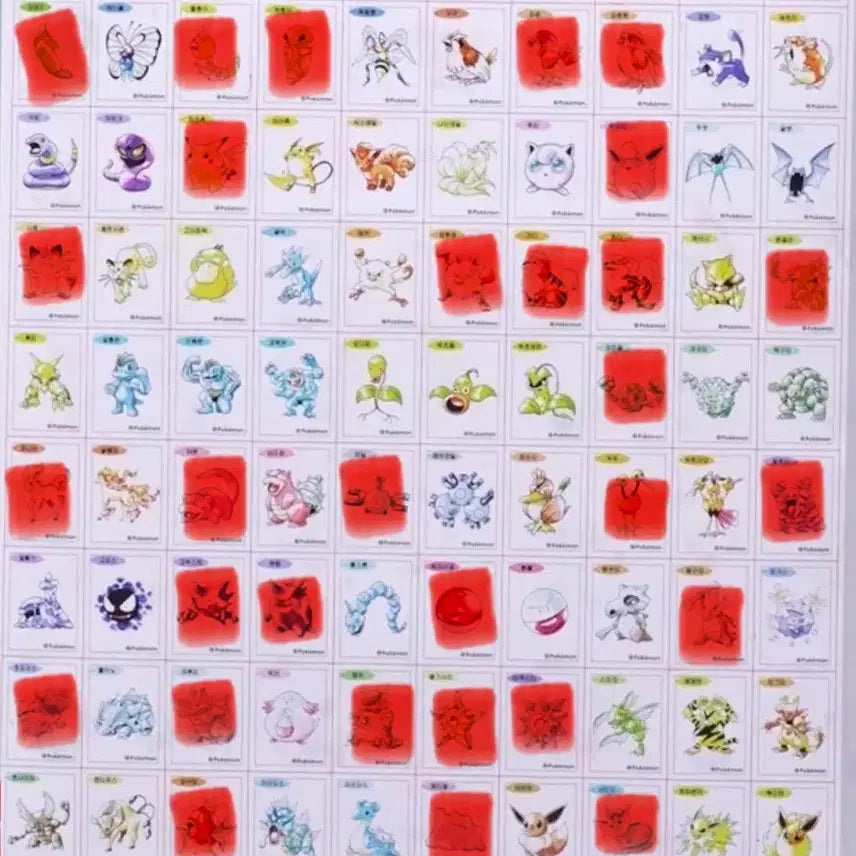 [BUNJANG] Pokemon Season 5 Special Stickers / 포켓몬 30주년 스페셜 띠부씰 팝니다