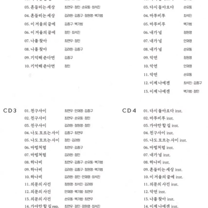 [BUNJANG] Musical "Miseuteu Studio" OST (Sealed) / 뮤지컬 미스트 스튜디오 OST 미개봉