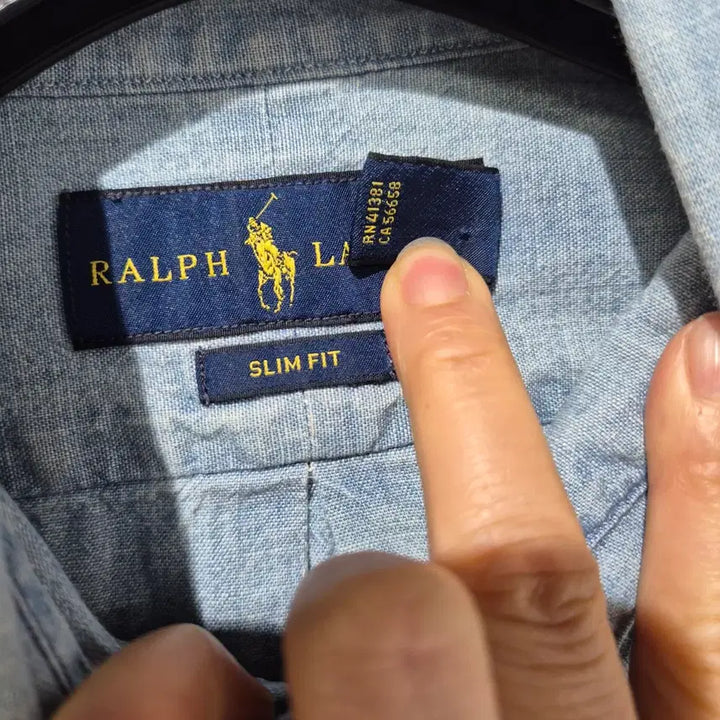 [BUNJANG] Polo Ralph Lauren Denim Shirt / 폴로 랄프로렌 데님 셔츠 남방