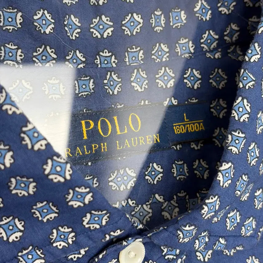 [BUNJANG] Polo Ralph Lauren Pattern Shirt / 폴로 랄프로렌 패턴 셔츠