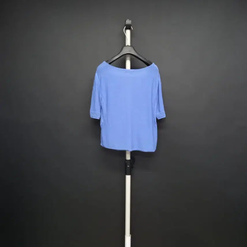 [BUNJANG] Mine Rayon Short Knit Blouse Free Size / 마인 춘하 레이온 숏 니트블라우스 F 33-55