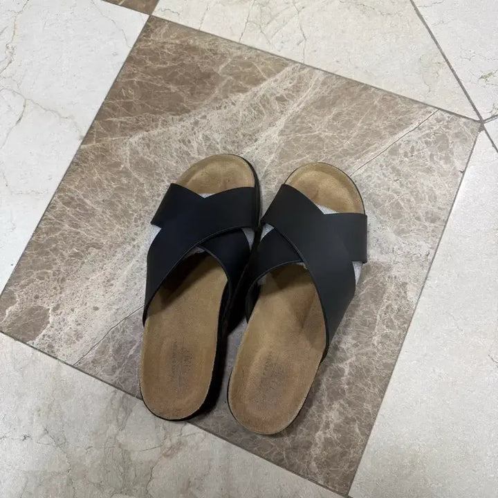 [BUNJANG] Time Homme Leather Sandals Slippers 260-265 / 타임옴므 가죽 샌들 슬리퍼 260 ~265 팝니다