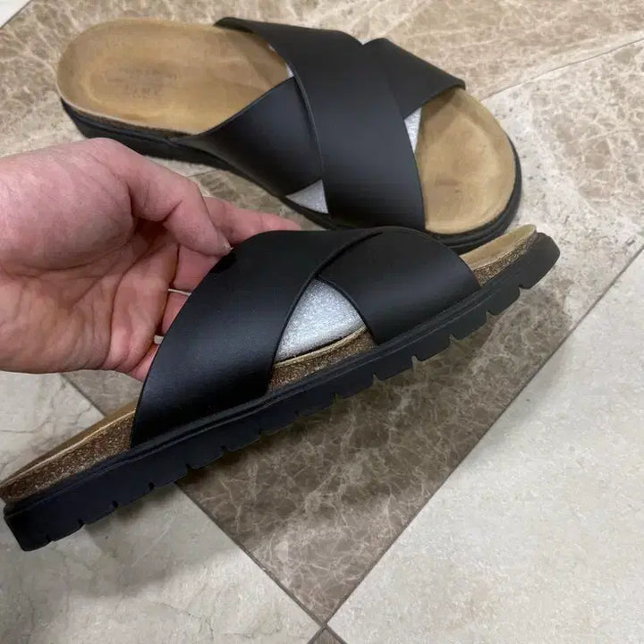 [BUNJANG] Time Homme Leather Sandals Slippers 260-265 / 타임옴므 가죽 샌들 슬리퍼 260 ~265 팝니다