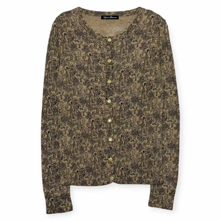 [BUNJANG] Hysteric Glamour Pattern Knit Cardigan / 히스테릭글래머 패턴 니트 가디건