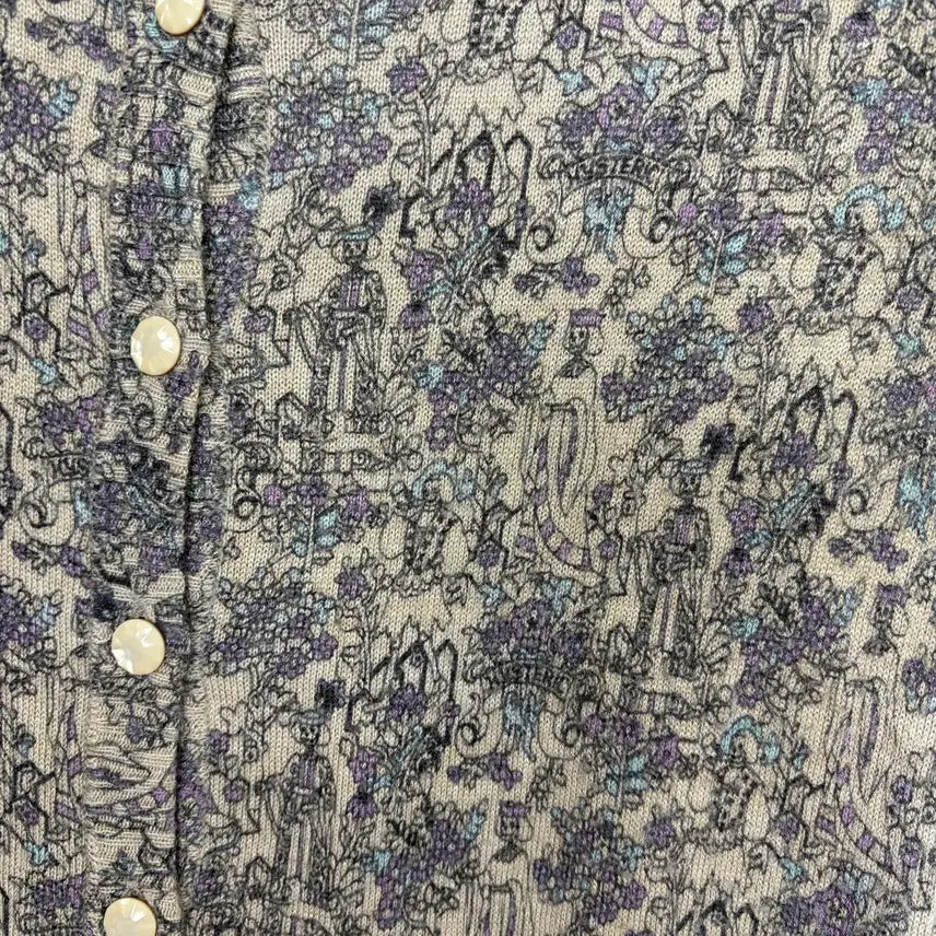 [BUNJANG] Hysteric Glamour Pattern Knit Cardigan / 히스테릭글래머 패턴 니트 가디건