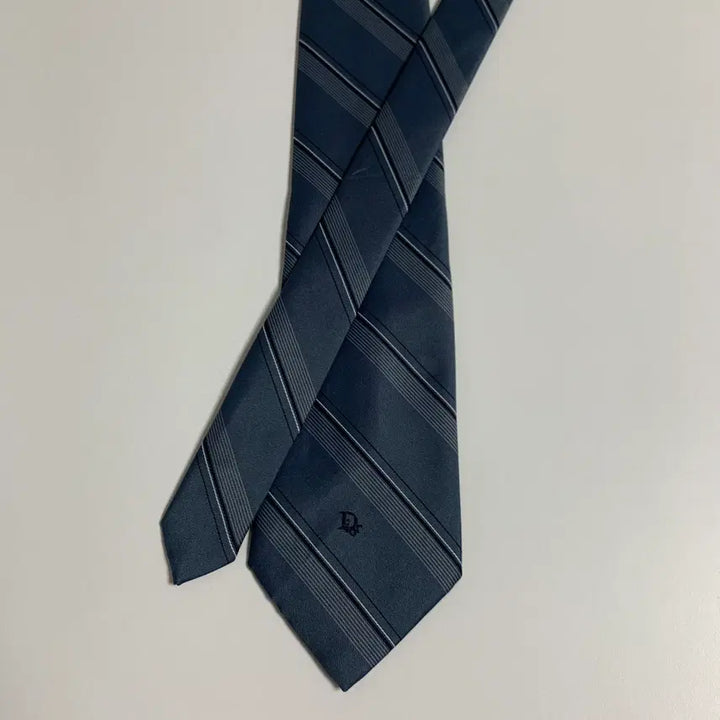 [BUNJANG] Christian Dior Mixed Stripe Silk Blend Necktie / 크리스찬 디올(Dior) 혼방 스트라이프 넥타이 명품 클래식룩 A+등급