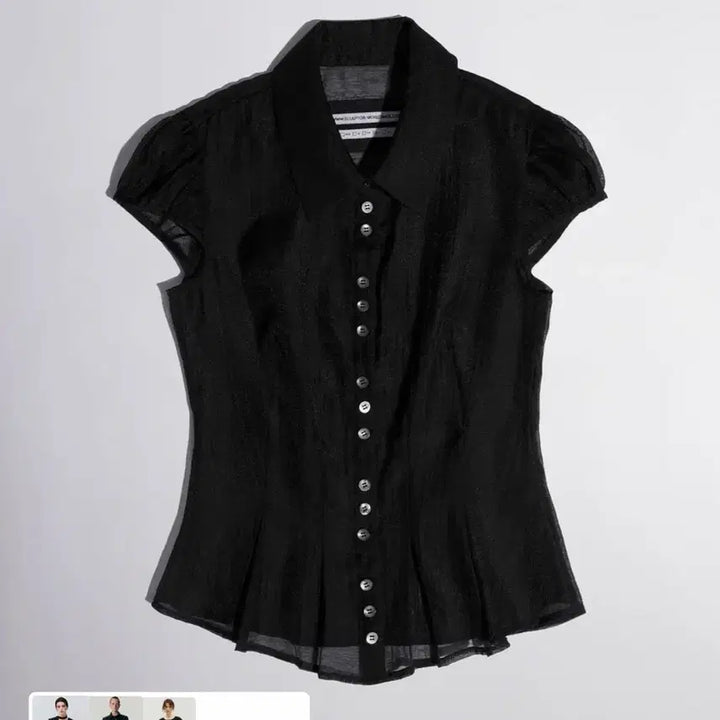 [BUNJANG] Sculptor Black Blouse / 스컬프터 블라우스 블랙