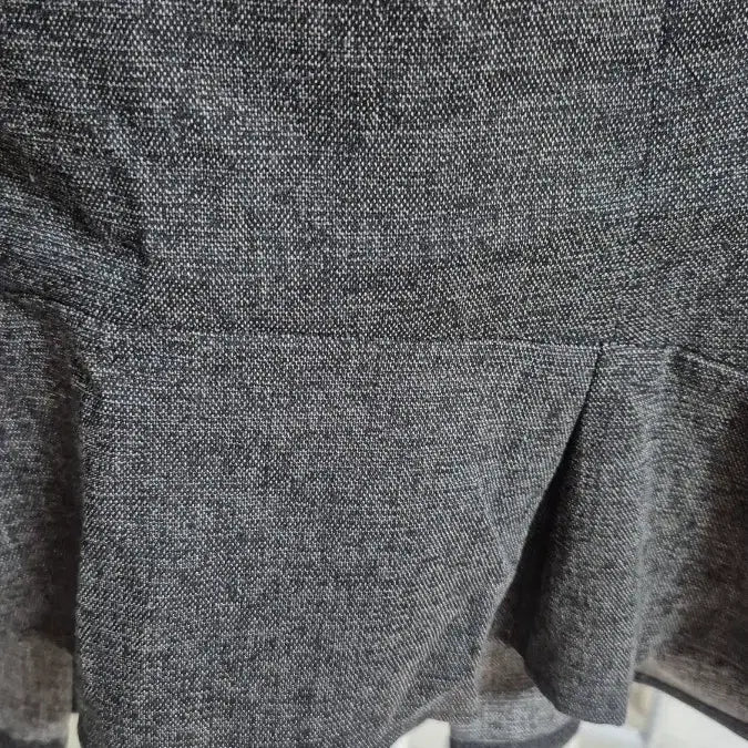 [BUNJANG] Gray Pleated Mini Skirt / 회색 미니 스커트