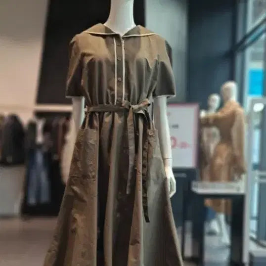 [BUNJANG] VOV Long Dress Sailor Collar Dress / 보브 롱 원피스 듀엘지컷에고이스트보브오즈세컨