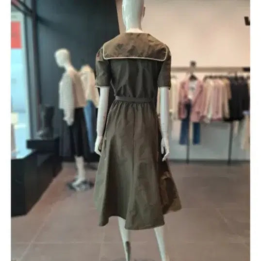 [BUNJANG] VOV Long Dress Sailor Collar Dress / 보브 롱 원피스 듀엘지컷에고이스트보브오즈세컨