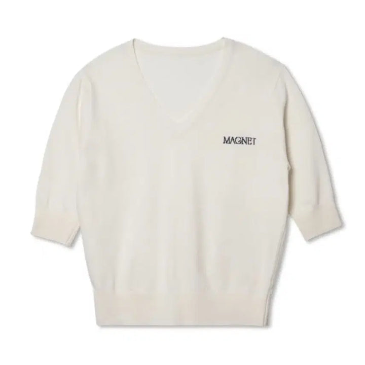 [BUNJANG] Monta Half Knit White / 마그넷 몬타 하프 니트 화이트