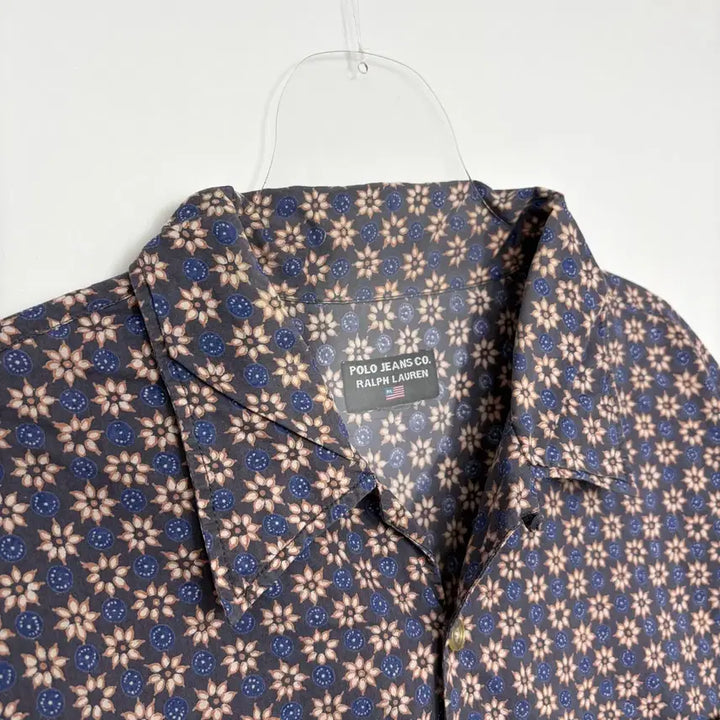 [BUNJANG] Polo Ralph Lauren Pattern Short Sleeve Shirt / 폴로 랄프로렌 패턴 반팔 셔츠