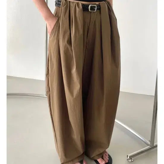 [BUNJANG] FATAL J Wide Pants with Pleats / 파탈제이 아방주름와이드팬츠