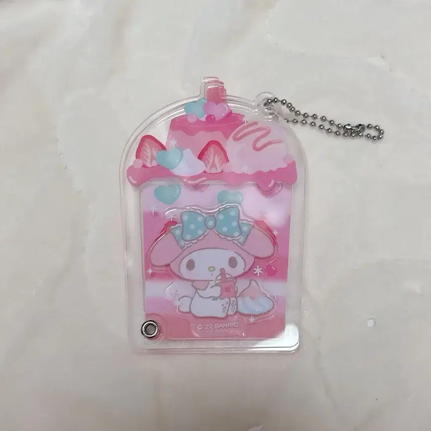 [BUNJANG] Sanrio My Melody Custom Acrylic Charm Keychain Frappe Design / 산리오 마이멜로디 커스텀 아크릴 챰 키링 프라페디자인