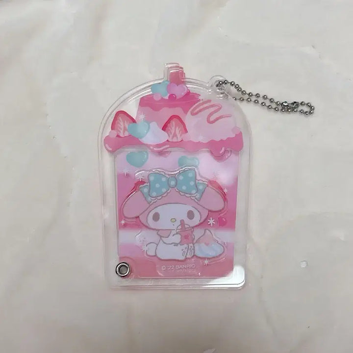 [BUNJANG] Sanrio My Melody Custom Acrylic Charm Keychain Frappe Design / 산리오 마이멜로디 커스텀 아크릴 챰 키링 프라페디자인