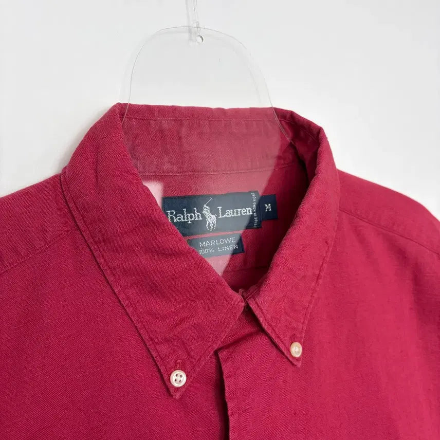 [BUNJANG] Polo Ralph Lauren Marlowe Linen Short Sleeve Shirt / 폴로 랄프로렌 marlowe 린넨 포켓 반팔 셔츠
