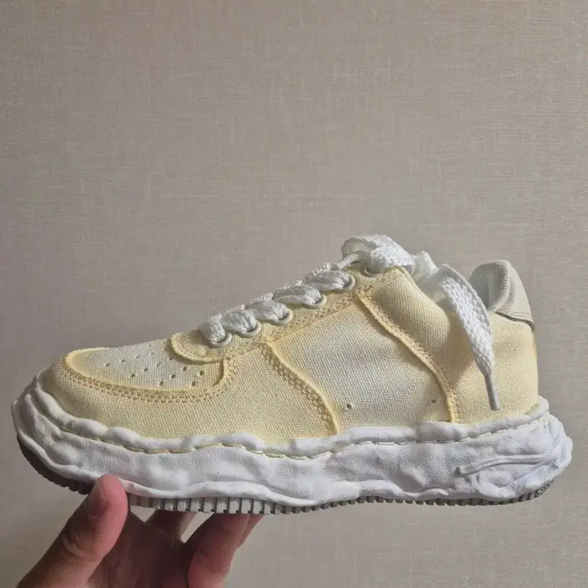 [BUNJANG] Maison Mihara Yasuhiro Wayne OG Sole Effect Canvas Low Top Sneakers EU38 / [새상품/EU38] 메종미하라야스히로 웨인 OG 솔 이펙트 캔버스 로우탑