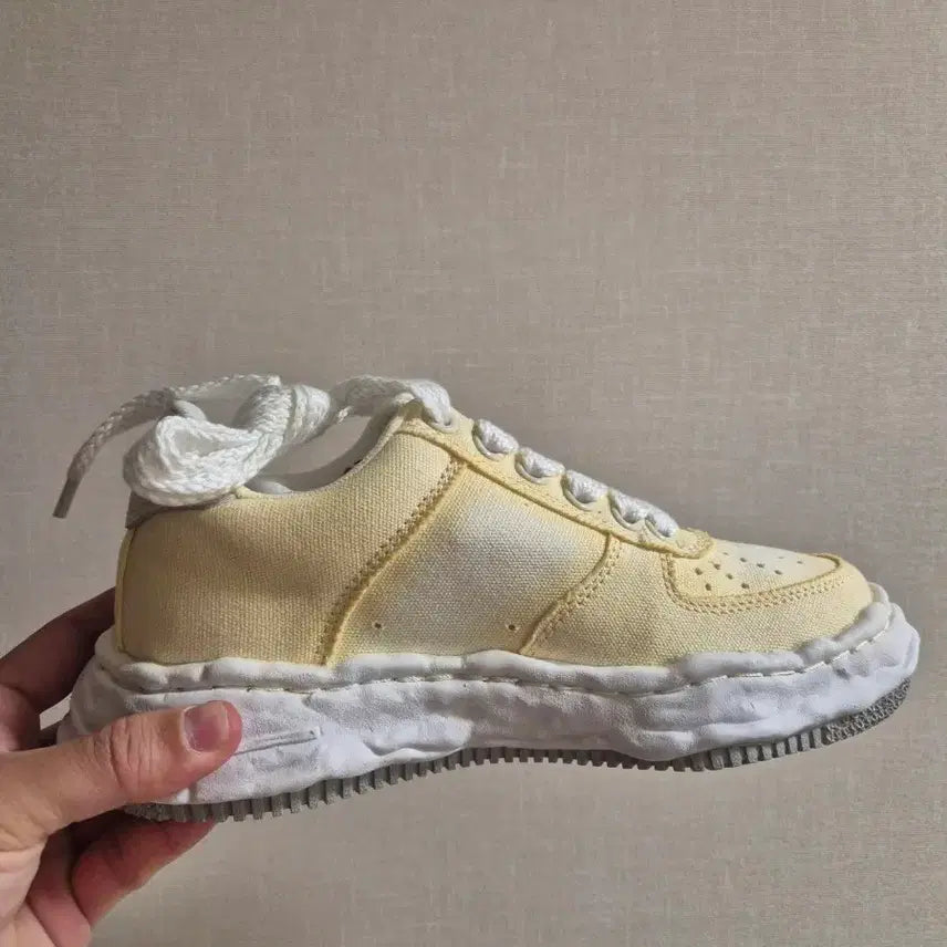 [BUNJANG] Maison Mihara Yasuhiro Wayne OG Sole Effect Canvas Low Top Sneakers EU38 / [새상품/EU38] 메종미하라야스히로 웨인 OG 솔 이펙트 캔버스 로우탑
