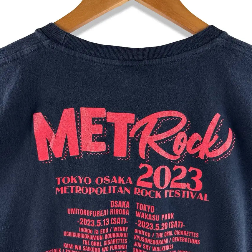 [BUNJANG] METROCK 2023 Tokyo Osaka Band T-Shirt / METROCK  2023 도쿄 오사카 밴드 티셔츠3339