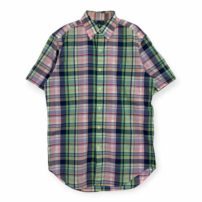 [BUNJANG] Polo Ralph Lauren Check Short Sleeve Shirt / 폴로 랄프로렌 체크 반팔 셔츠
