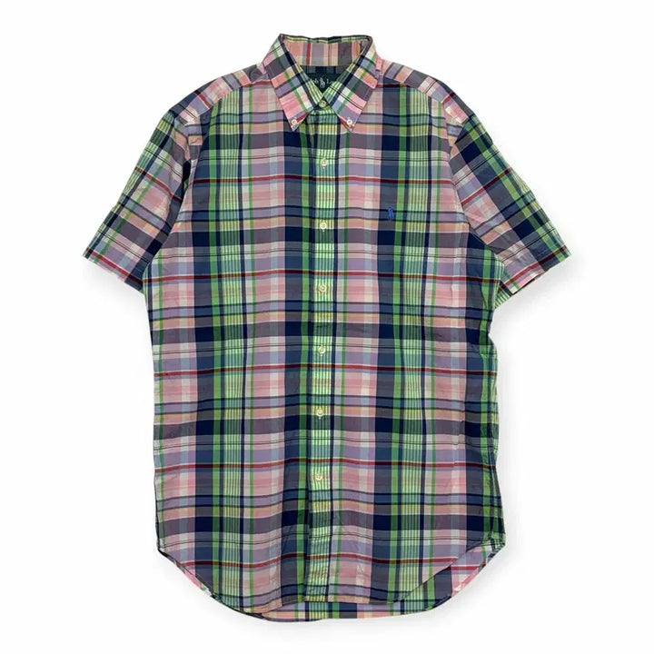 [BUNJANG] Polo Ralph Lauren Check Short Sleeve Shirt / 폴로 랄프로렌 체크 반팔 셔츠