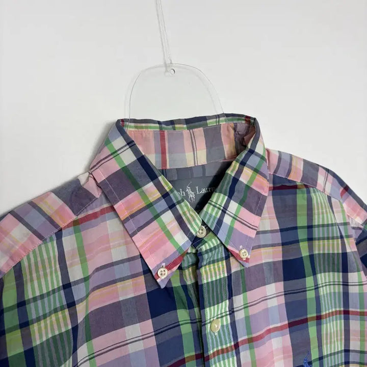 [BUNJANG] Polo Ralph Lauren Check Short Sleeve Shirt / 폴로 랄프로렌 체크 반팔 셔츠
