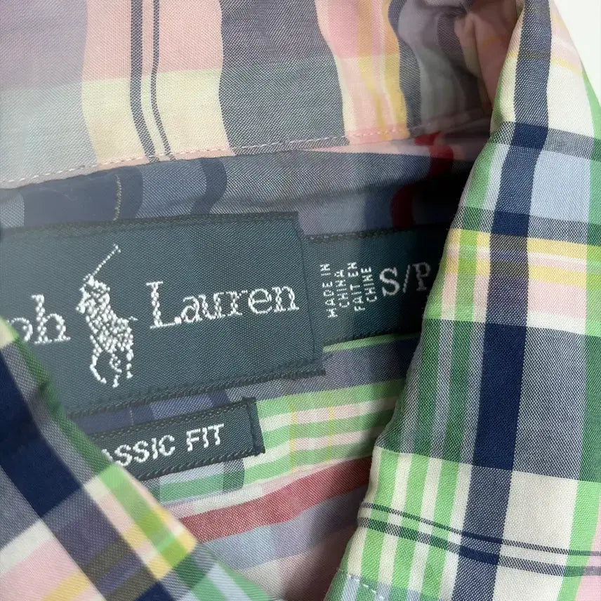 [BUNJANG] Polo Ralph Lauren Check Short Sleeve Shirt / 폴로 랄프로렌 체크 반팔 셔츠