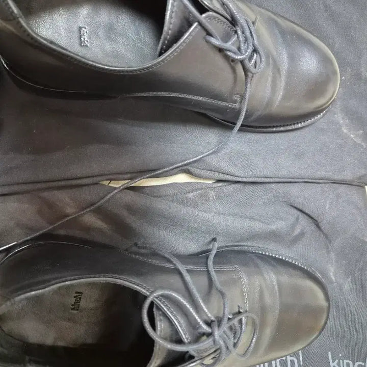 [BUNJANG] Kinch Nonshower 818 Black Dress Shoes Size 255 / 킨치 NONSHOWER 818 검정 구두 255