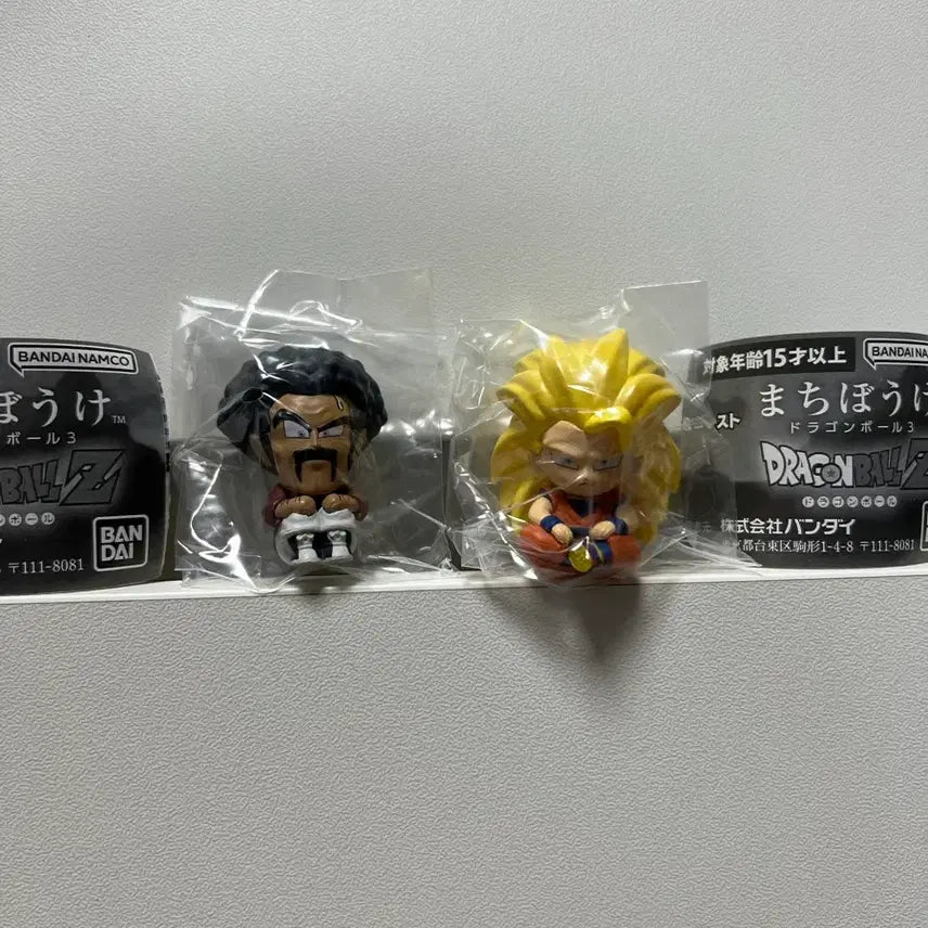 [BUNJANG] Dragon Ball Son Goku &amp; Mr. Satan Machi-Boke Gacha Figures Bundle Set / 드래곤볼 (손오공,미스터 사탄) 마치보우케 마치보케 가챠 피규어 굿즈
