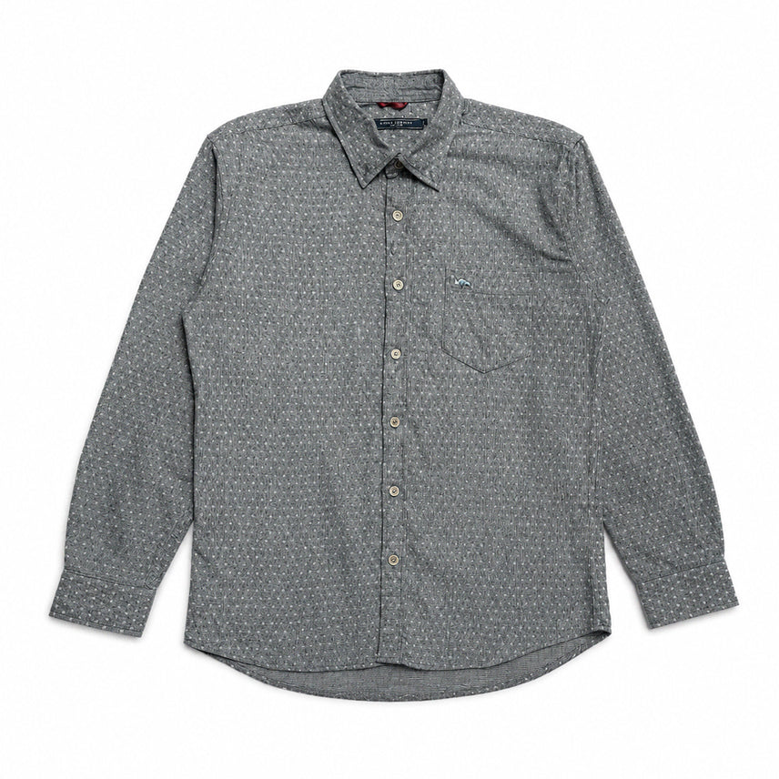 [BUNJANG] Kansai Yamamoto Homme Japanese Vintage Dot Pattern Shirt / JPN 00s 일본빈티지 Y2K 아메카지 칸사이 야마모토 옴므 도트 셔츠