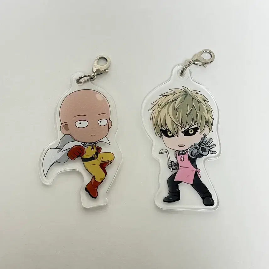 [BUNJANG] One-Punch Man Acrylic Keychain Set / 원펀맨 아크릴키링 일괄