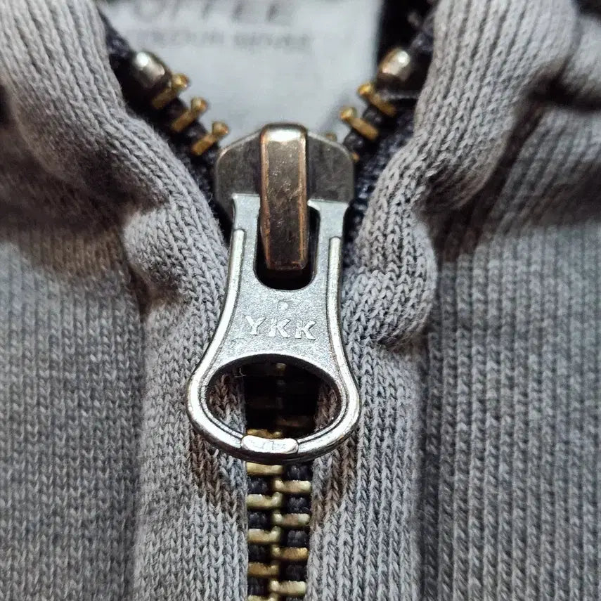 [BUNJANG] TOFFEE Charcoal Pigment Hooded Zip-Up Jacket (M) / [TOFFEE] 남성 토피 차콜 피그먼트 후드집업 M
